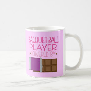 Racquetball Player Chocolate Gift voor haar Koffiemok