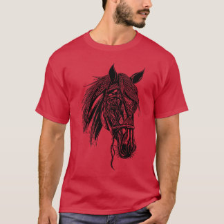 Racy Hengst Paard Dressuur Paardenvuur T-shirt