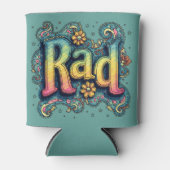 RAD 70s Groovy Psychedelic Aesthetic Blikjeskoeler (Voorkant)