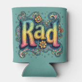 RAD 70s Groovy Psychedelic Aesthetic Blikjeskoeler (Achterkant)