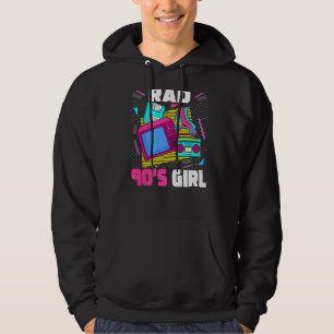 Rad 90s Meisje 1990s Esthetische Nostalgie 90s Mei Hoodie