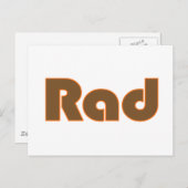 Rad Briefkaart (Voorkant / Achterkant)