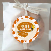 Rad Cool Dude | Jongens retro geruite verjaardag Ronde Sticker