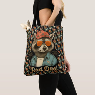 Rad Dad Funny Happy Vaderdag Draagtas