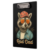 Rad Dad Funny Happy Vaderdag Klembord (Links)