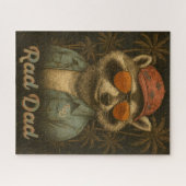 Rad Dad Funny Happy Vaderdag  Legpuzzel (Horizontaal)