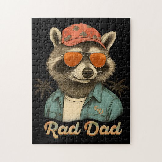Rad Dad Funny Happy Vaderdag  Legpuzzel (Verticaal)