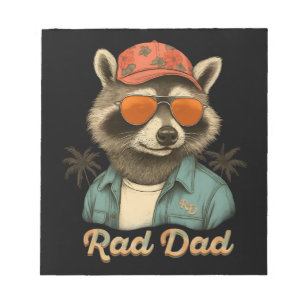 Rad Dad Funny Happy Vaderdag  Notitieblok