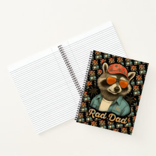 Rad Dad Funny Happy Vaderdag  Notitieboek