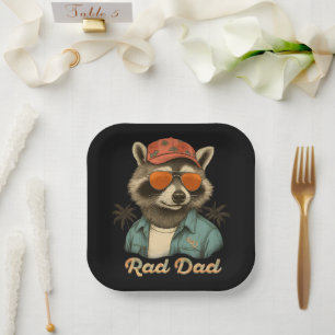 Rad Dad Funny Happy Vaderdag Papieren Bordje