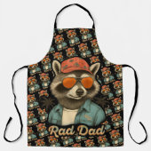 Rad Dad Funny Happy Vaderdag Schort (Voorkant)