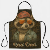 Rad Dad Funny Happy Vaderdag Schort (Voorkant)