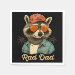 Rad Dad Funny Happy Vaderdag  Servet