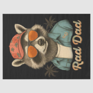 Rad Dad Funny Happy Vaderdag Tissuepapier