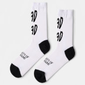 Rad Dad funny sport socks gift for cool father Sokken (Links)