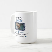 Rad Dad Geschilderde Frame Mok (Voorkant links)