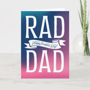 Rad Dad Happy Vaderdag Kaart