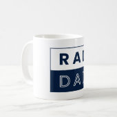RAD DAD Mok – Cool Minimalist Vaderdag Gift (Voorkant links)