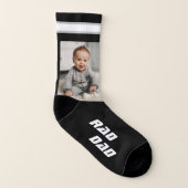 Rad Dad Photo Black Sokken (Links binnenkant)