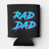Rad Dad Retro jaren '80 Blikjeskoeler (Achterkant)