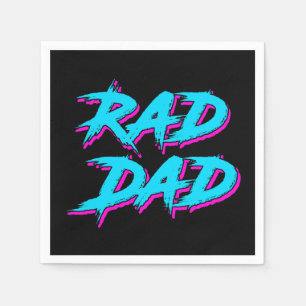 Rad Dad Retro jaren '80 Servet