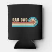 Rad Dad Retro Sunset Vader Blikjeskoeler (Achterkant)