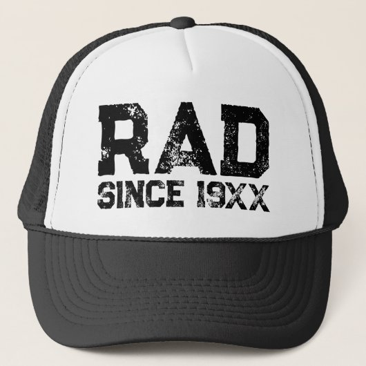 Rad Dad vintage trucker hoed Pet (Voorkant)