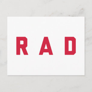 Rad Funny Quote Briefkaart