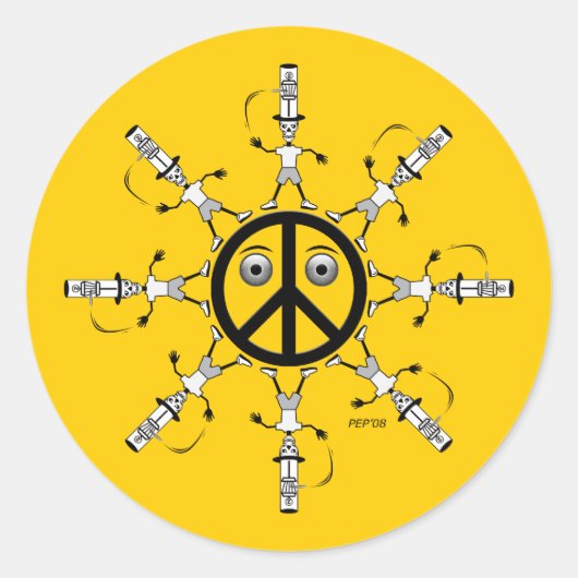 Rad Hatter #1 Ronde Sticker (Voorkant)