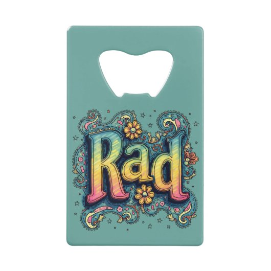 Rad les années 70 Super psychédélique esthétique (Devant)