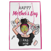 Rad Mam's ontspannen Moederdag uit Medium Cadeauzakje (Voorkant)