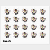 Rad Mam's Relaxing Day Off Ronde Sticker (Vel)