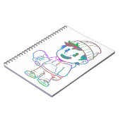 Rad Orange: Skater Boy Retro Notitieboek (Linkerzijde)