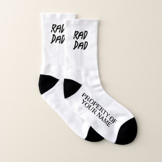 Rad Papa drôle chaussettes sport cadeau pour père (Paire)