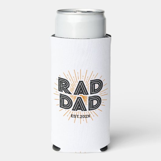 Rad papa Kind's cadeau aan vader zwarte typografie (Seltzer Voorkant)