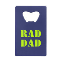 Rad Papa néon vert marine bleu typographie moderne