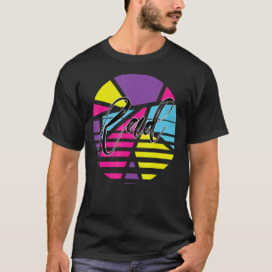 Rad Psychedelic Design I Love the 80's T-shirt