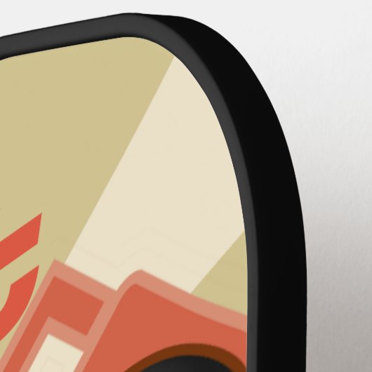 Rad Retro Boombox-radio Pickleball Paddle (Links Detail)