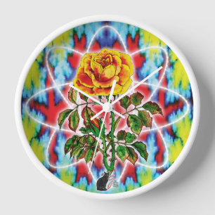 RAD Rozen wandklok