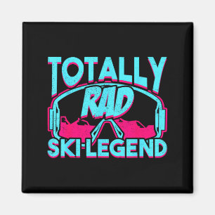 Rad ski legende retro vintage 80s 90s skioptrek magneet