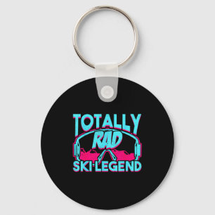 Rad ski legende retro vintage 80s 90s skiset sleutelhanger