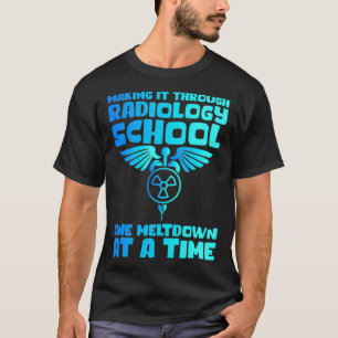 Rad Tech Afstuderen Radiologie School Meltdown T-shirt