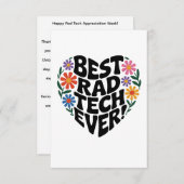 Rad Tech Bedankkaart (Voorkant / Achterkant)