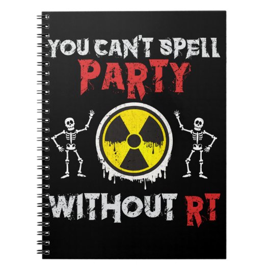 Rad Tech Humor Funny Xray Radioloog Notitieboek (Voorkant)