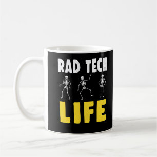 Rad Tech Humor Skeletons Xray Radiologie Koffiemok
