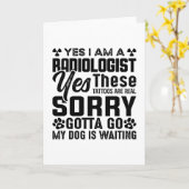 Rad Tech Ja, ik ben radioloog en radiologie Kaart (Gele Bloem)