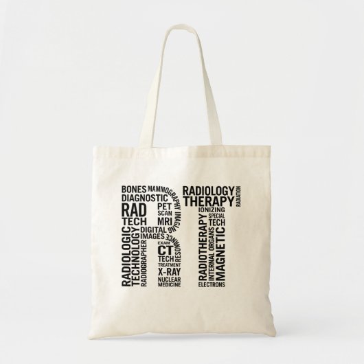 Rad Tech RT Radiology Technoloog Gift Tote Bag (Voorkant)