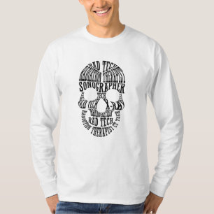 Rad Tech Skull Technoloog Xray Radiology Tech T-shirt