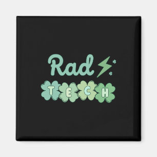 Rad Tech St Patricks Day Xray Ierse Lucky Radiolog Magneet