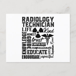 Rad Tech Technoloog Xray Radiology technicus Briefkaart